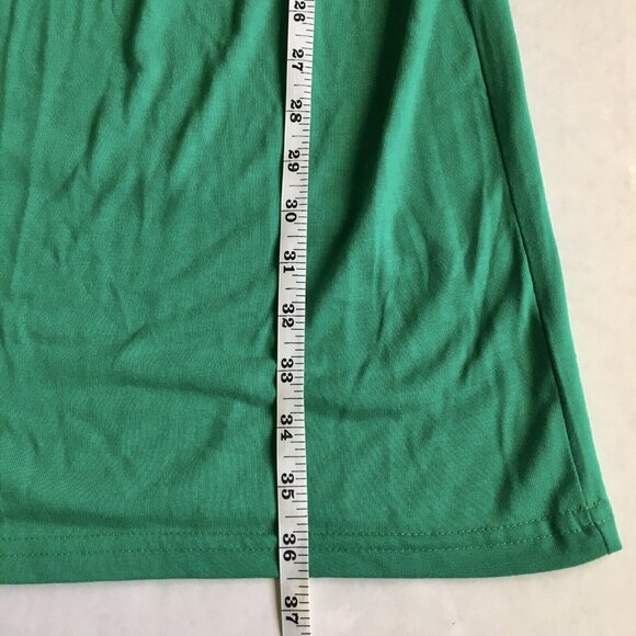 Women Green Summer A-Line Square Neck Embroidered Smocked Waist Dress Size Small - Picture 6 of 7